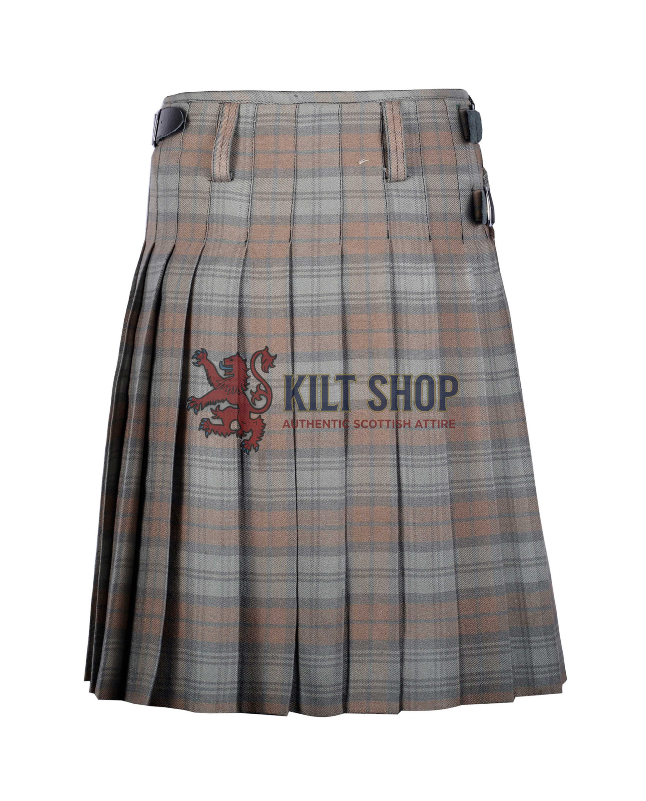 Black Watch Weathered Tartan 8 Yard Kilt