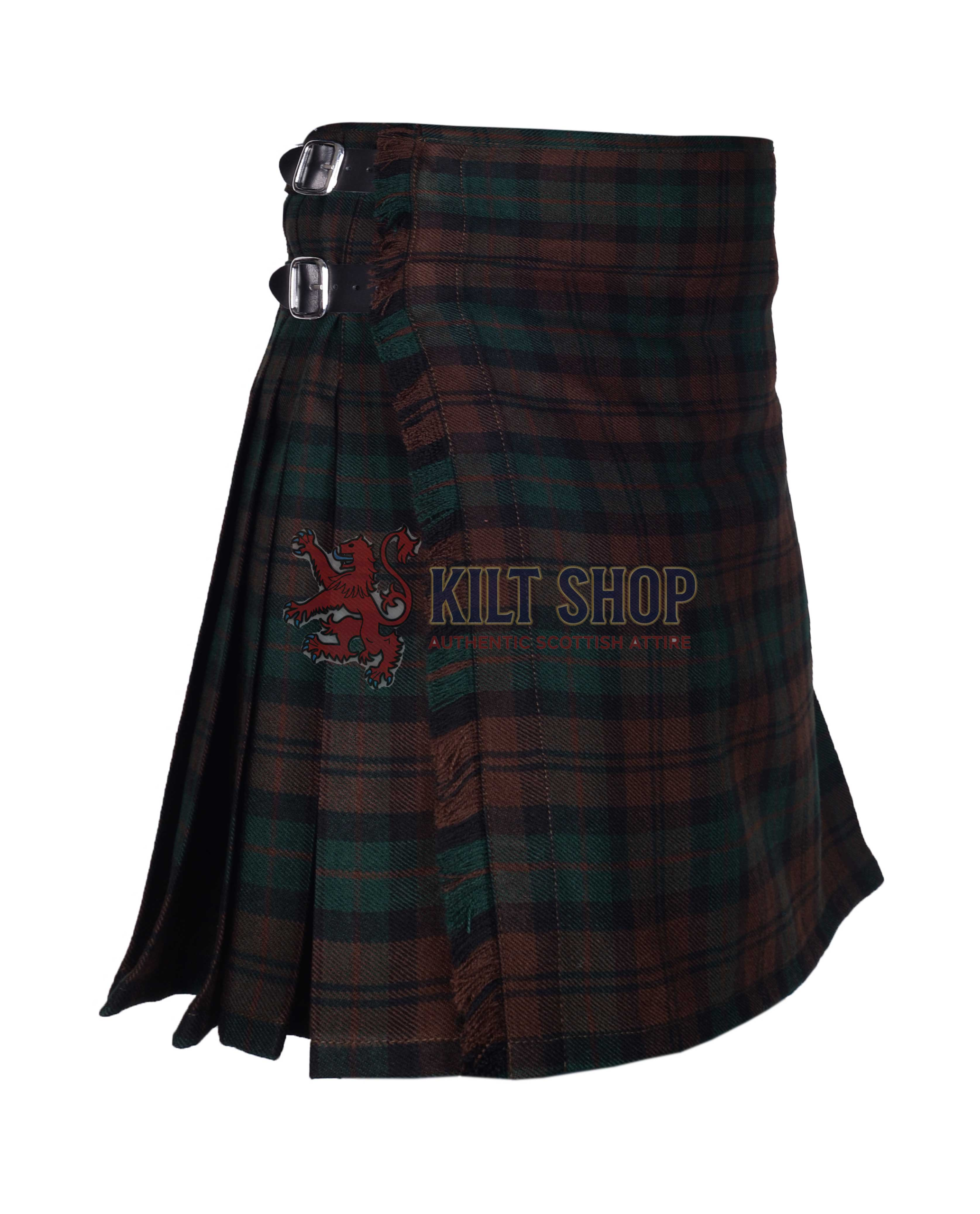 Brown Watch Tartan 8 Yard Kilt - Image 2