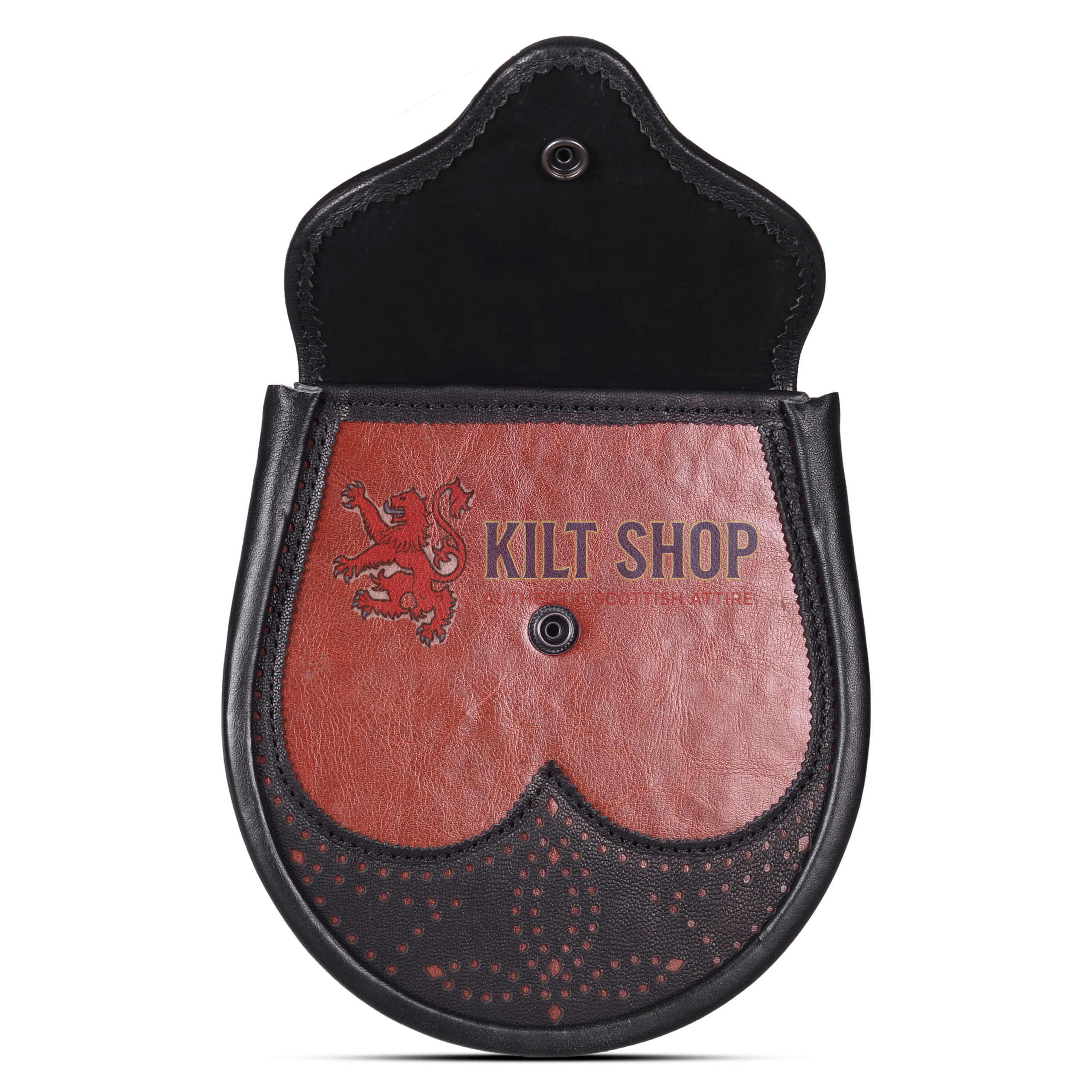 Red Black Two Tone Day Sporran