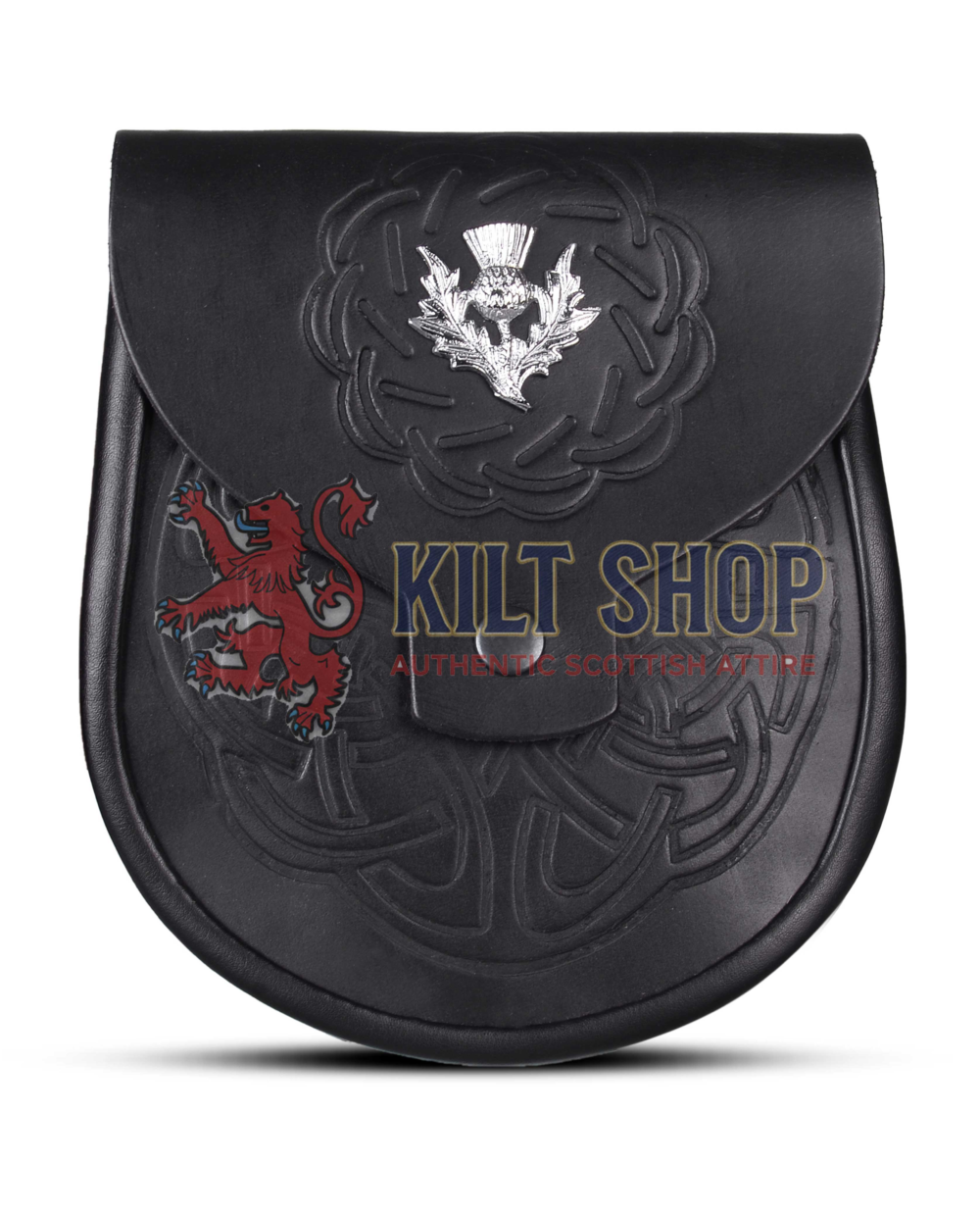 Thistle Emblem Full Embossed Day Sporran