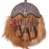 Bronze Stag Head Red Fox Fur Full Dress Sporran