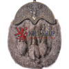 Brass Stag Head Brown Rabbit Fur Full Dress Sporran