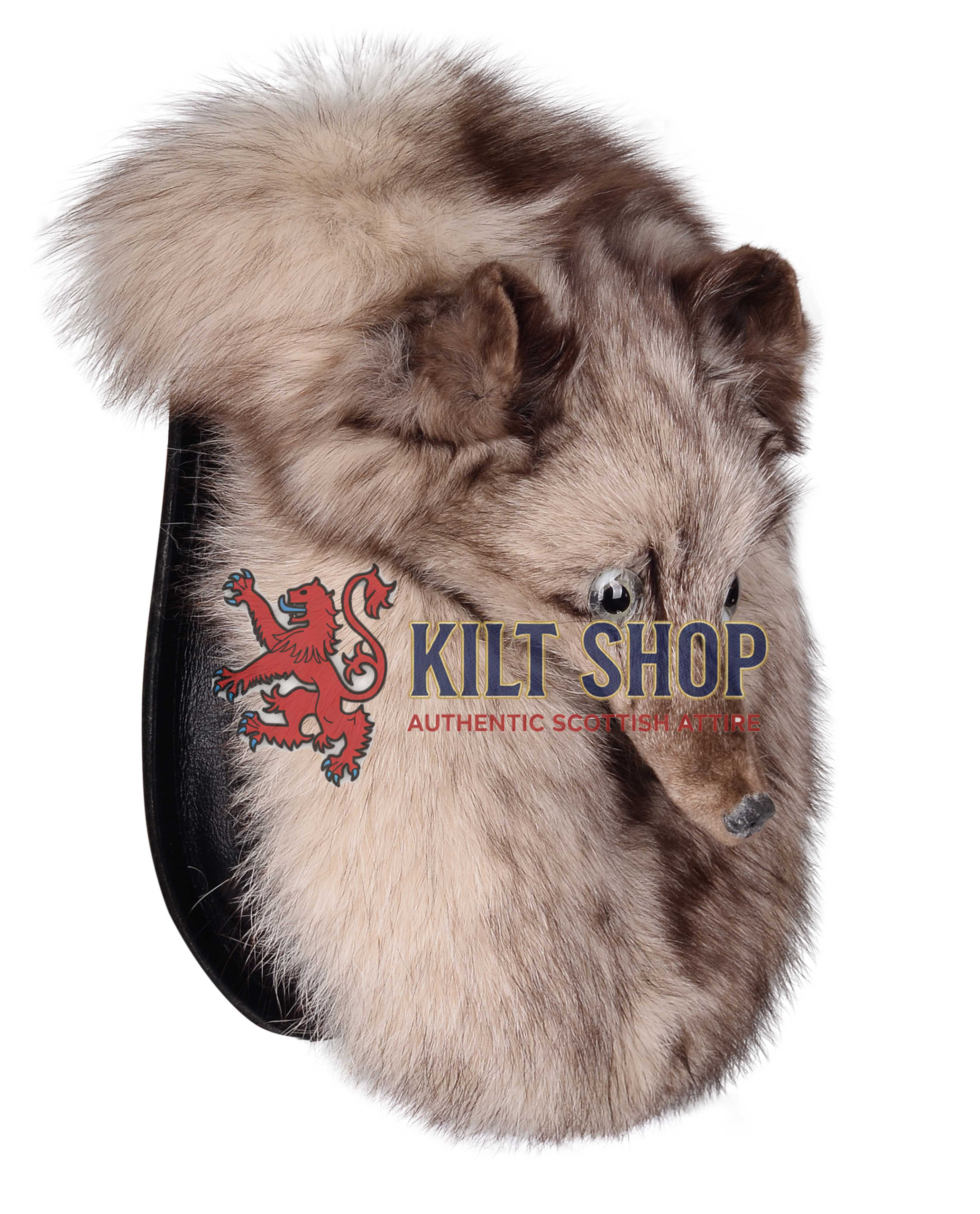 Full Mask Cream Coyote Sporran - Image 4