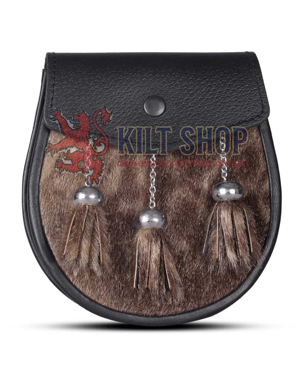 Brown Seal Fur Semi Dress Sporran