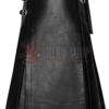 Black Leather Gothic Kilt