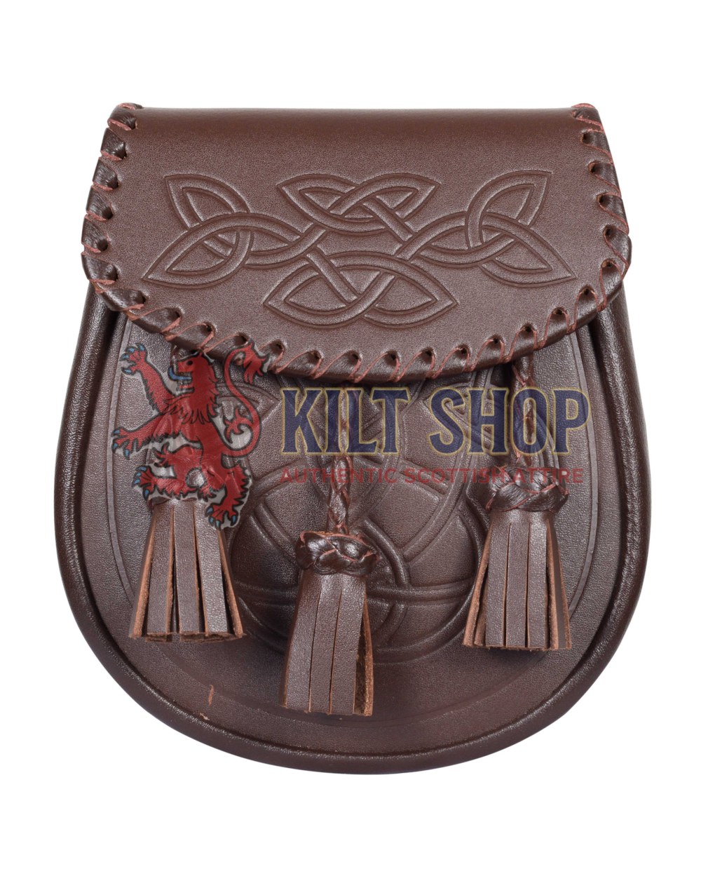 Brown Emboosed Leather Day Sporran