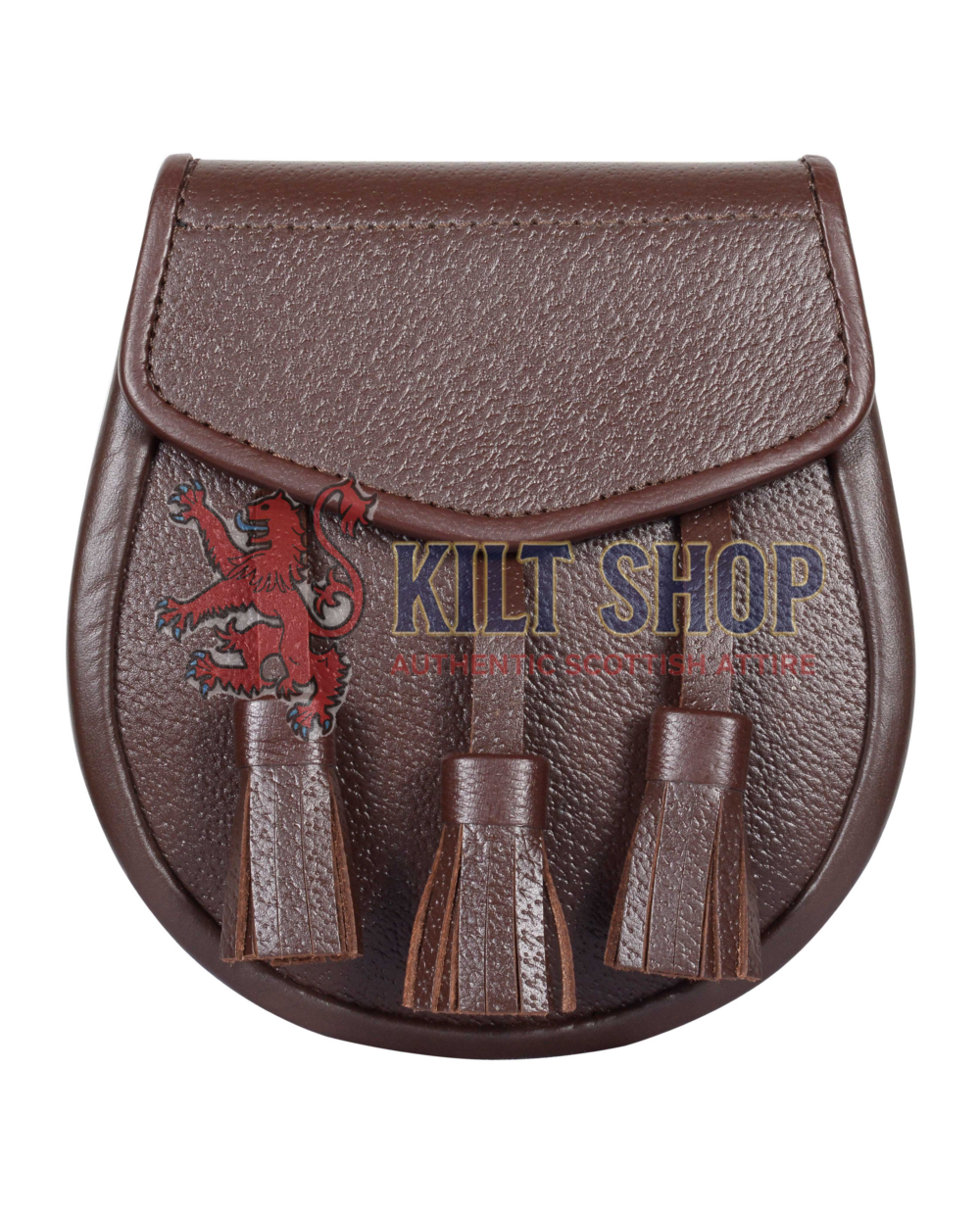 Plain Brown Leather Day Sporran