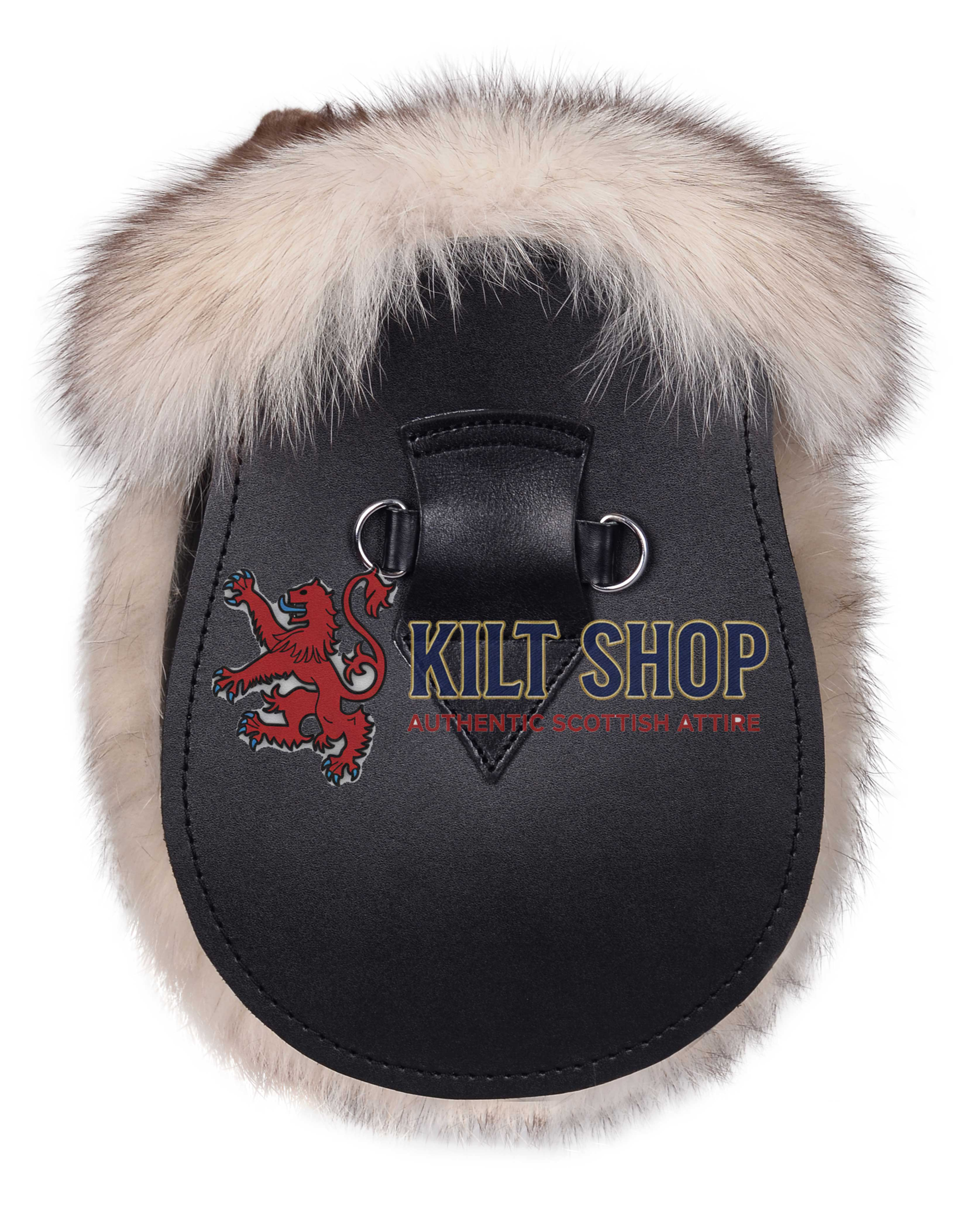 Full Mask Cream Coyote Sporran - Image 3