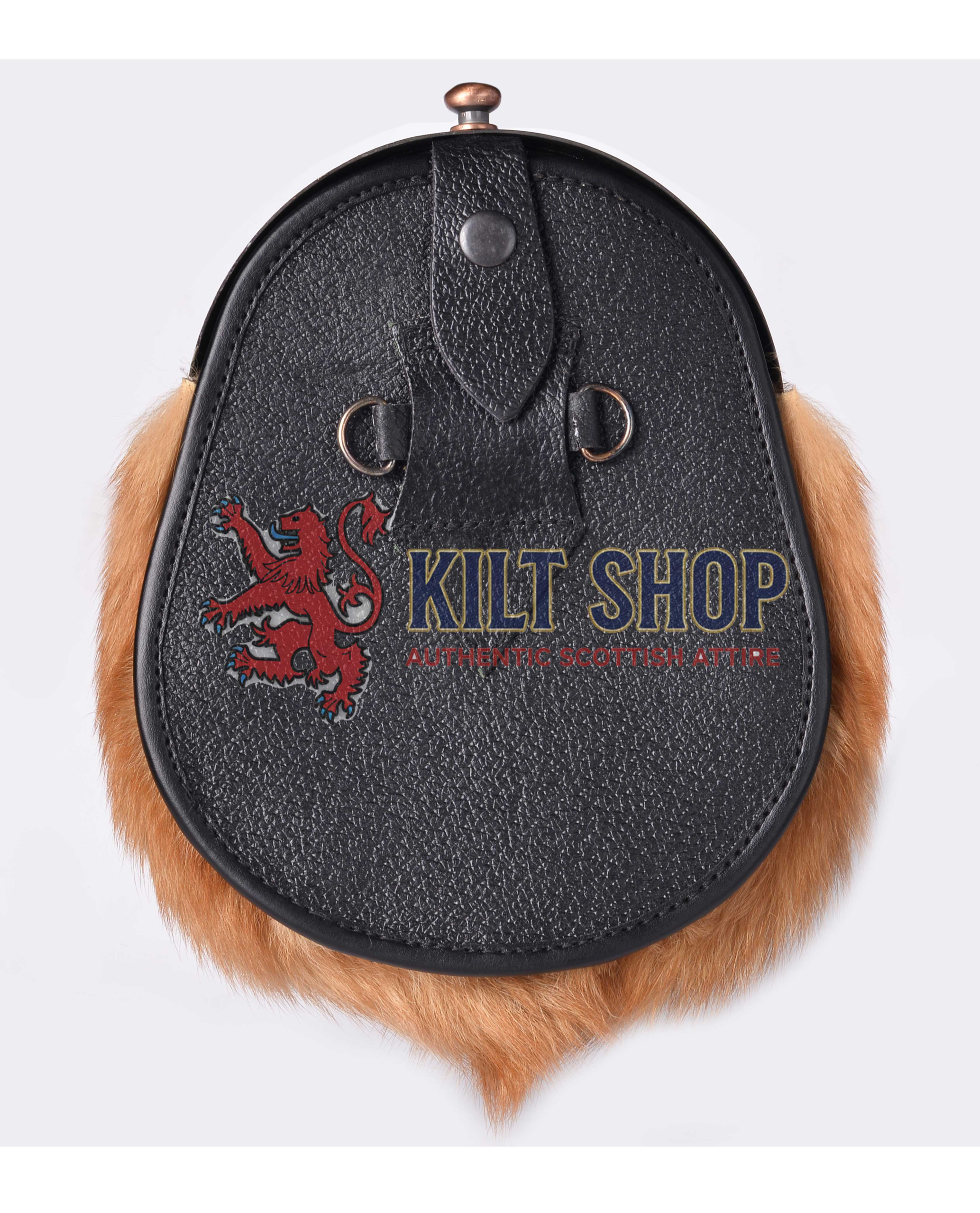 Bronze Thistle Red Fox Full Dress Sporran - Image 2