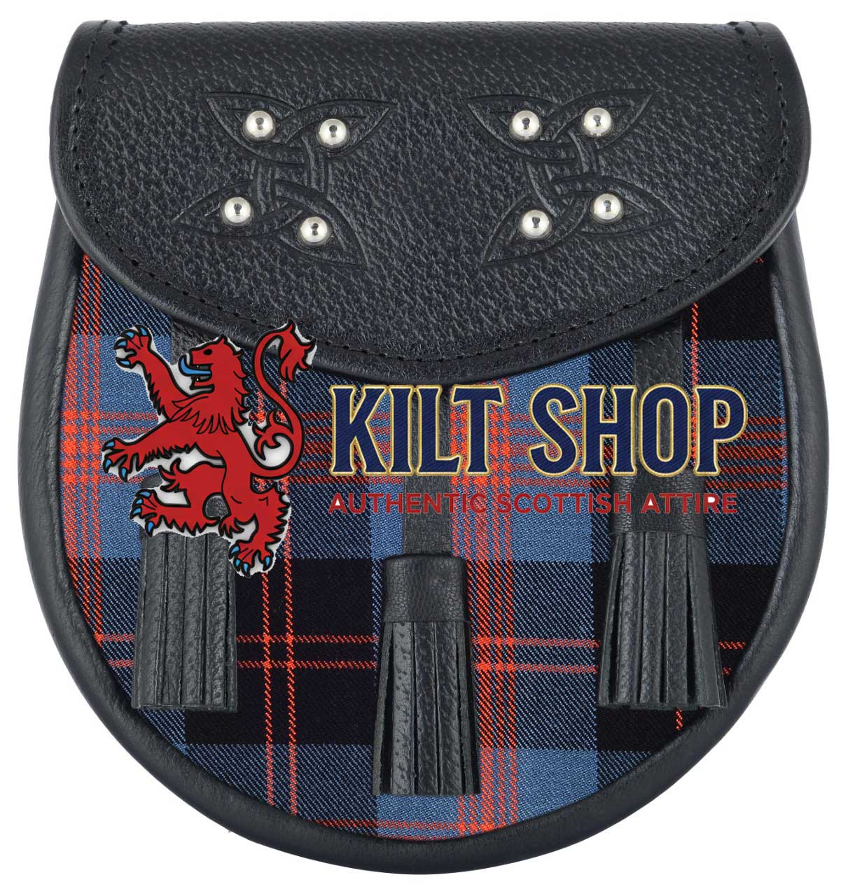 Men's Scottish Angus Tartan Sporran