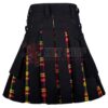 Black Cotton Buchanan Tartan Hybrid Kilt