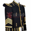 Black Gold Military Doublet Jacket