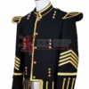 Black Gold Military Doublet Jacket