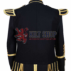 Black Gold Military Doublet Jacket