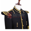 Black Gold Military Doublet Jacket