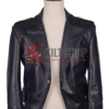 Black Leather Prince Charlie Jacket