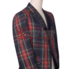 Black Stewart Tartan Scottish Jacket