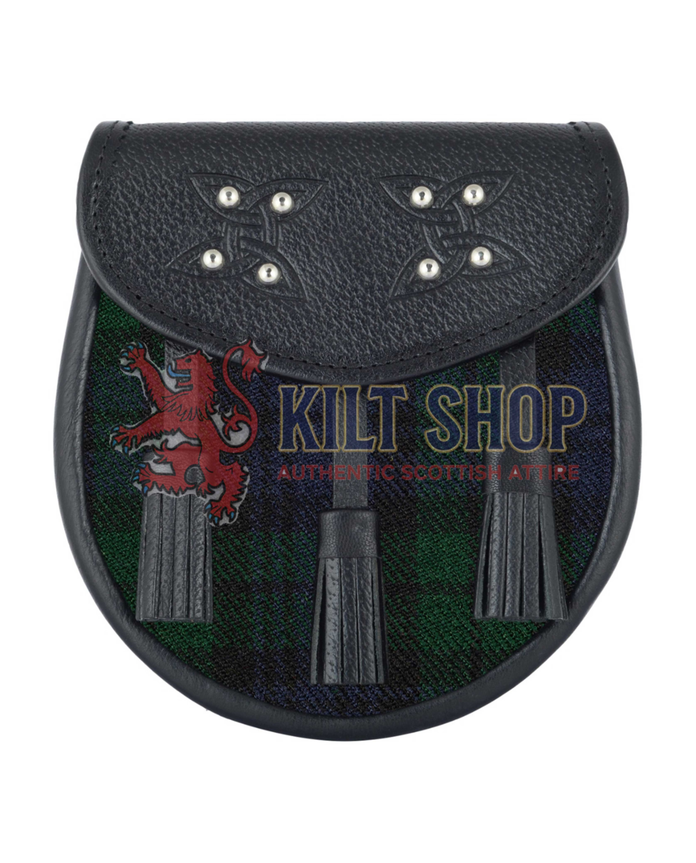 Men's Scottish Black Watch Tartan Sporran