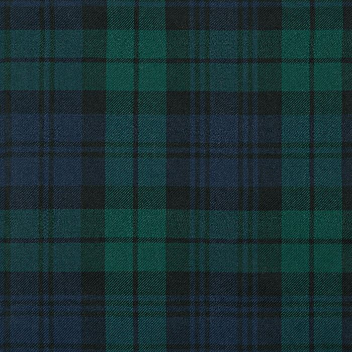 Black Watch Modern Tartan Fabric