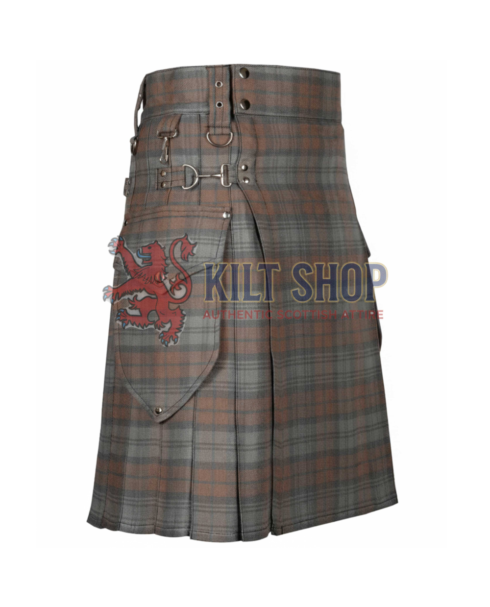 Black Watch Weathered Tartan Utility Kilt
