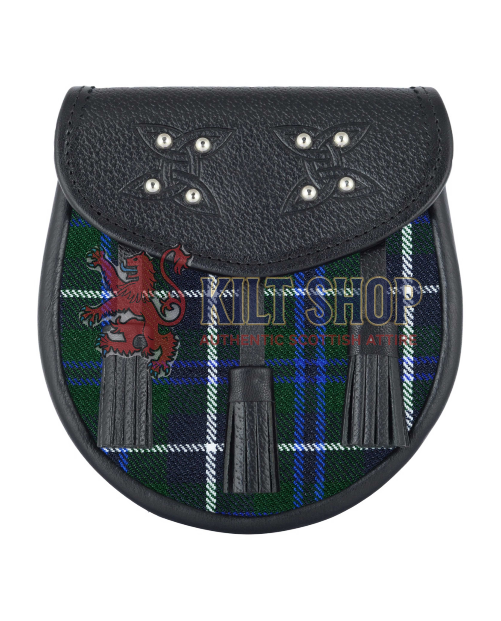 Men's Scottish Blue Douglas Tartan Sporran