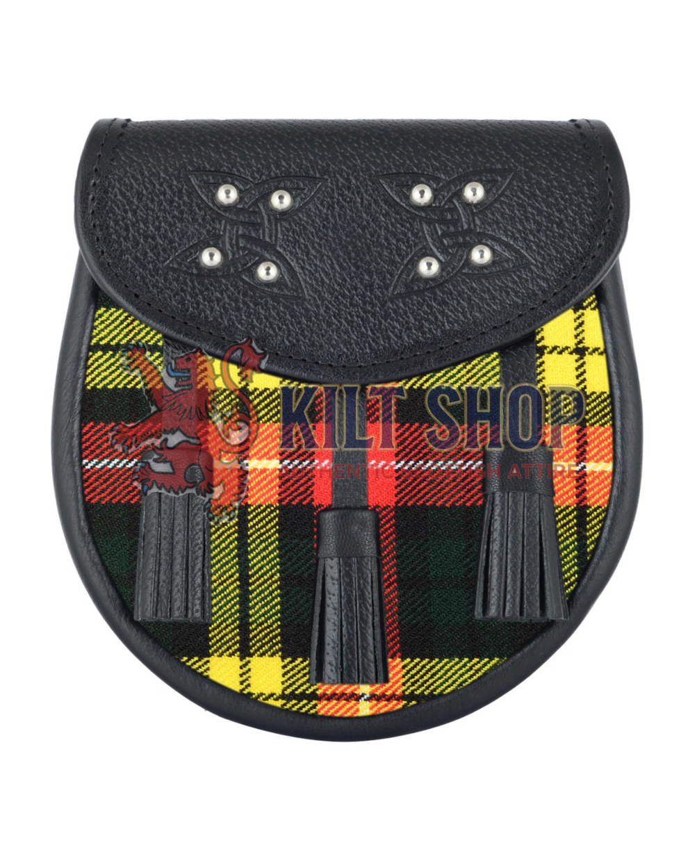 Men's Scottish Buchanan Tartan Sporran