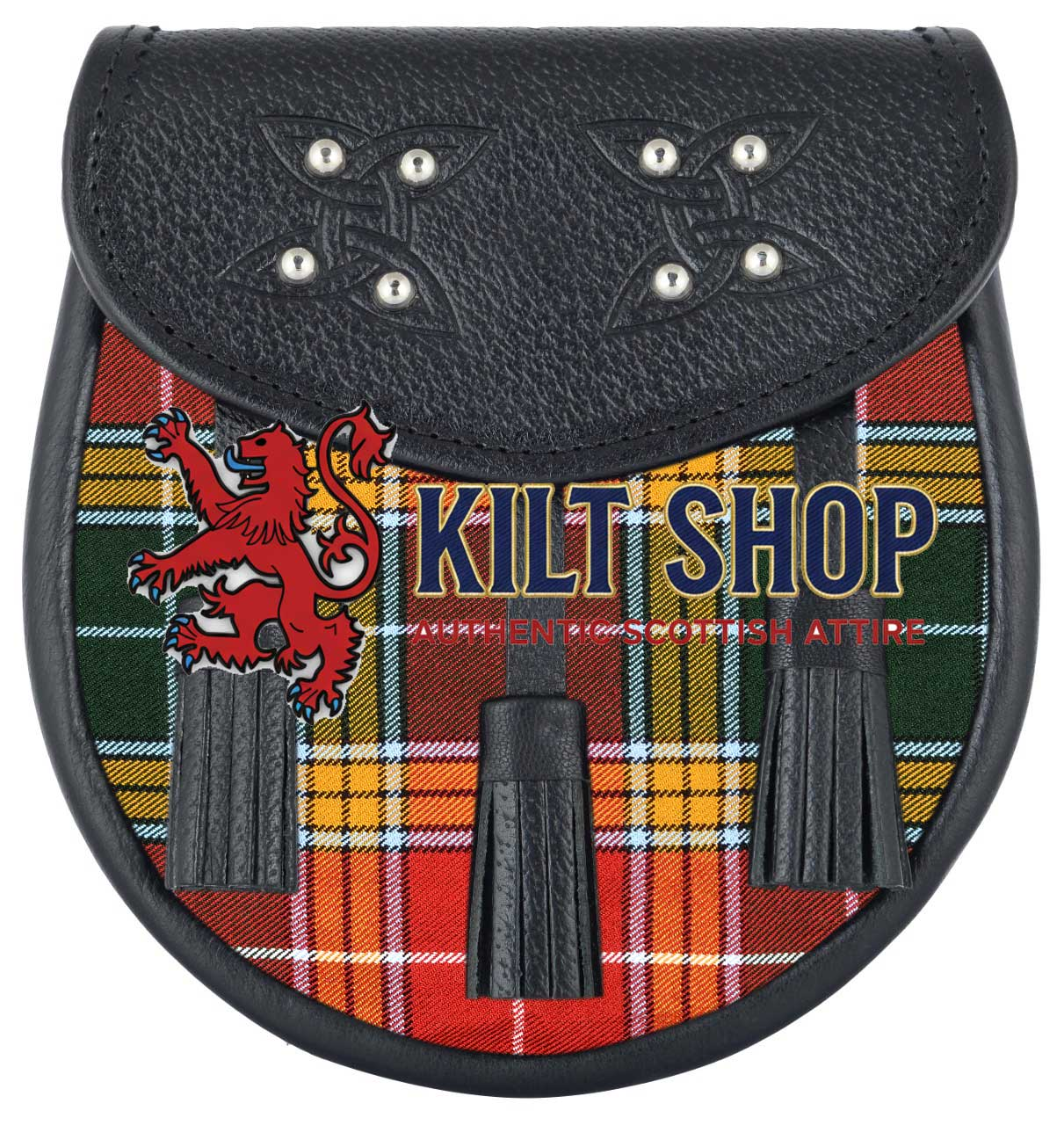 Men's Scottish Buchanan Ancient Tartan Sporran