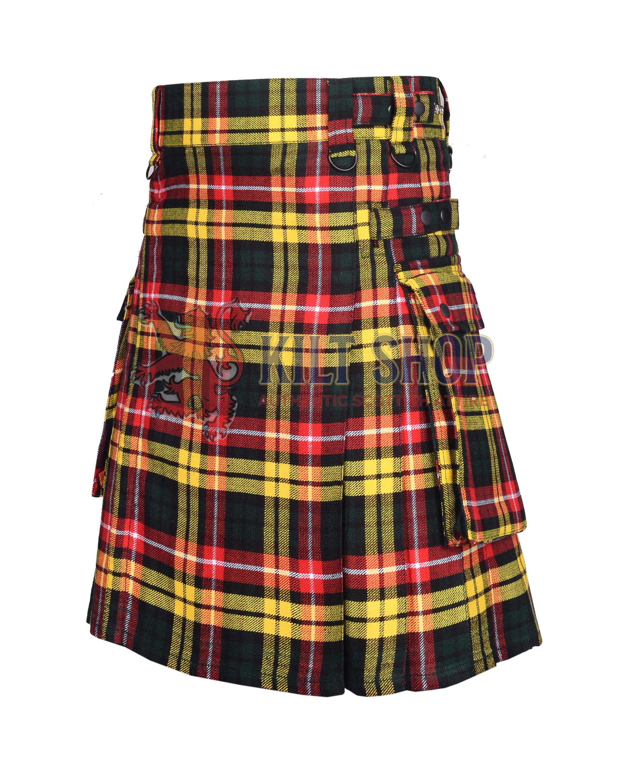 Buchanan Modern Tartan Utility Kilt - Image 2