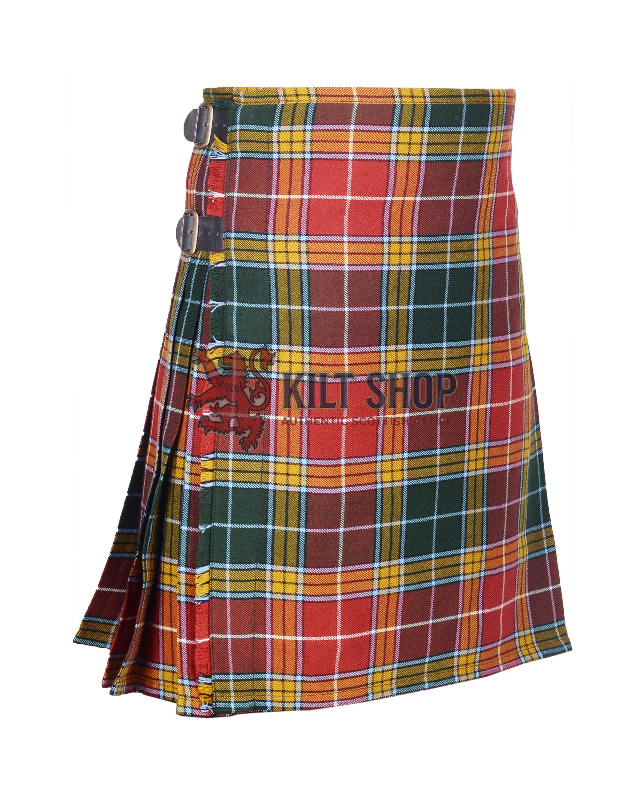 Buchanan Muted Tartan 8 Yard Kilt - Image 2