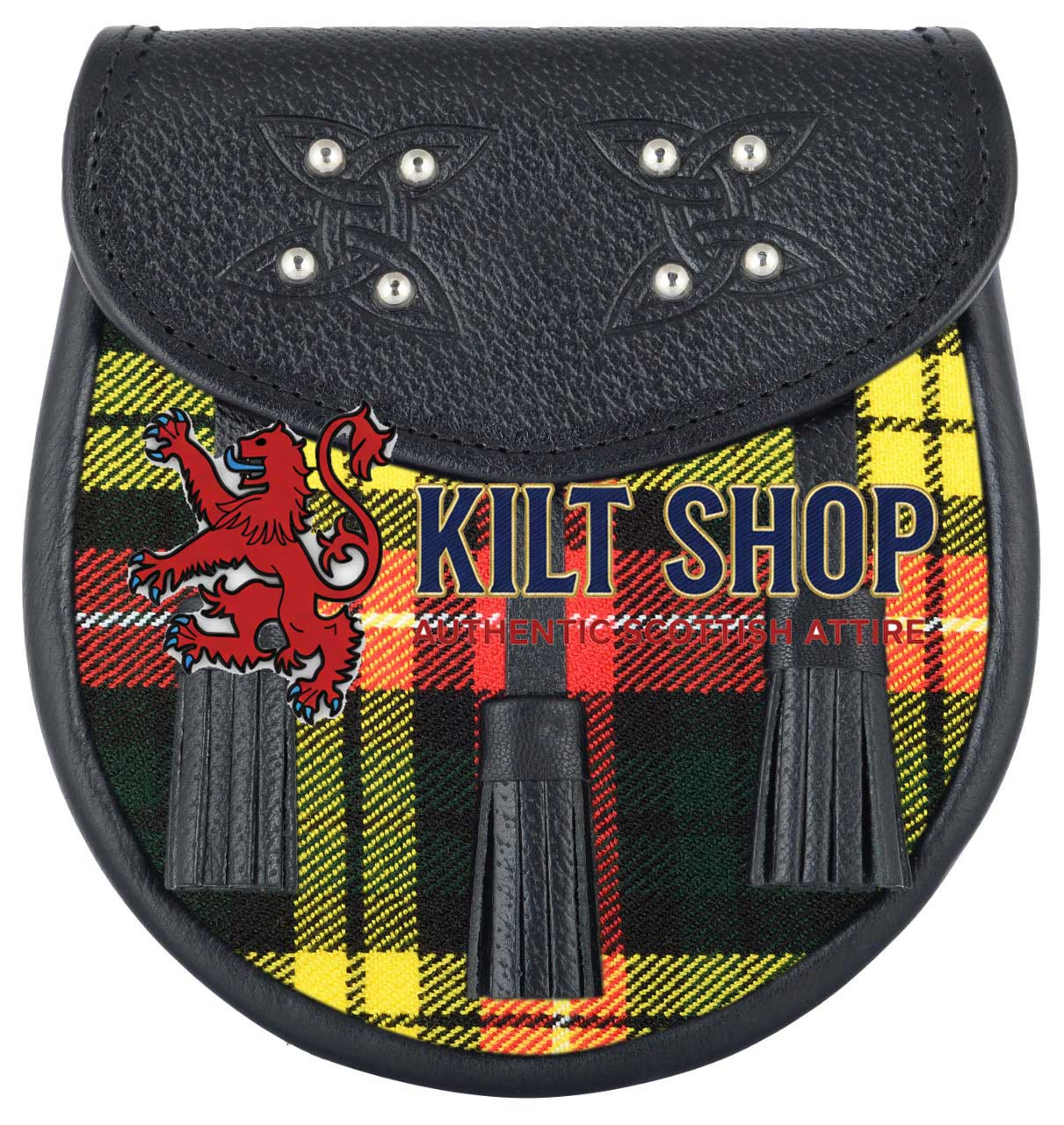 Men's Scottish Buchanan Tartan Sporran