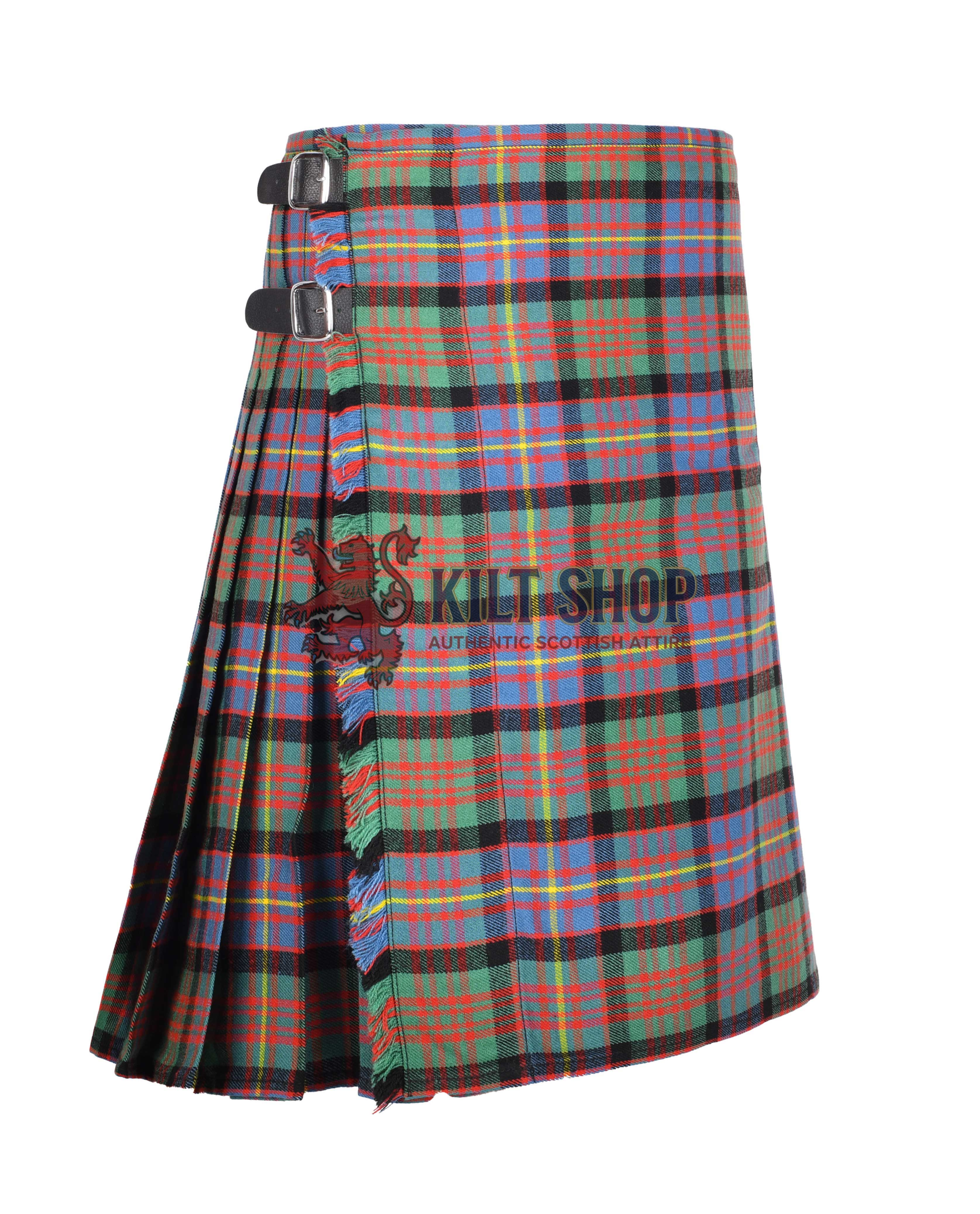 Camel Thompson Tartan 8 Yard Kilt - Image 2