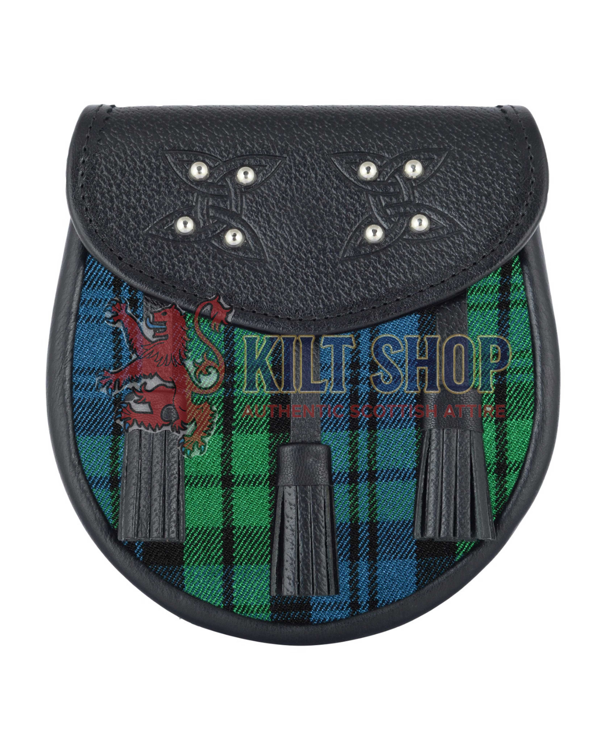 Men's Scottish Campbell Ancient Tartan Sporran