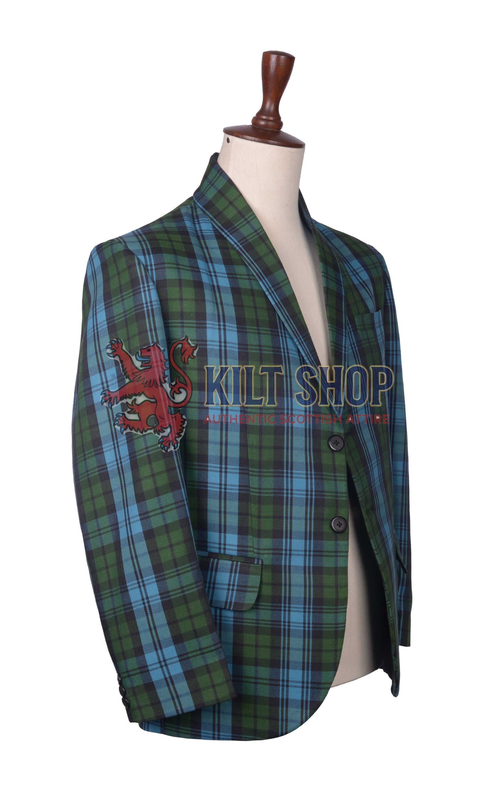 Campbell Ancient Tartan Scottish Jacket - Image 2