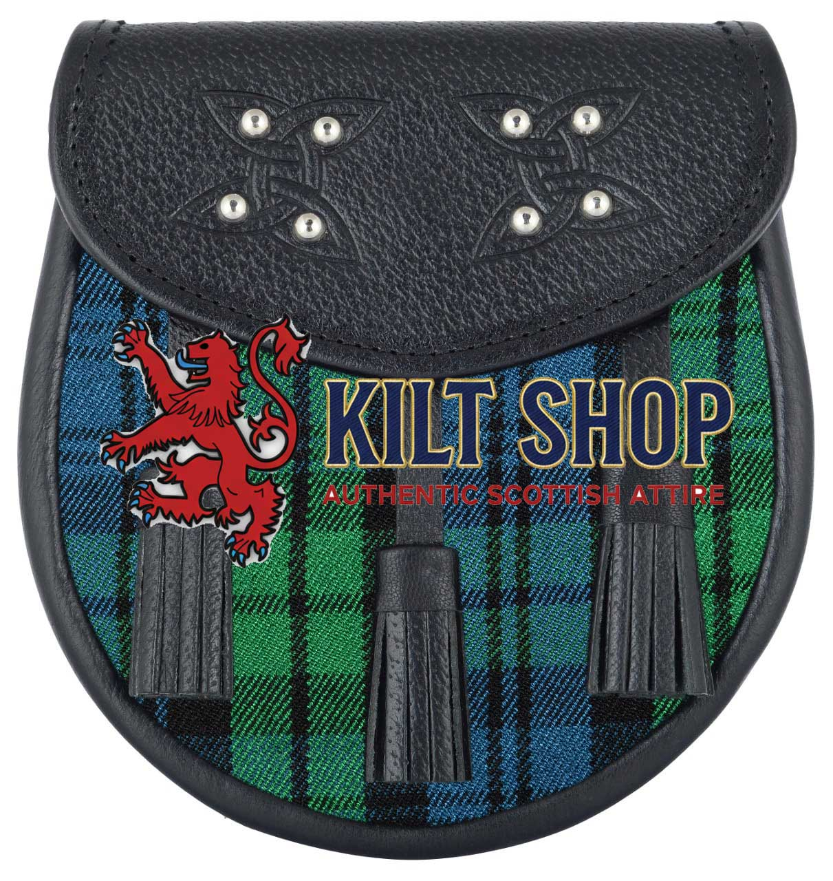 Men's Scottish Campbell Ancient Tartan Sporran