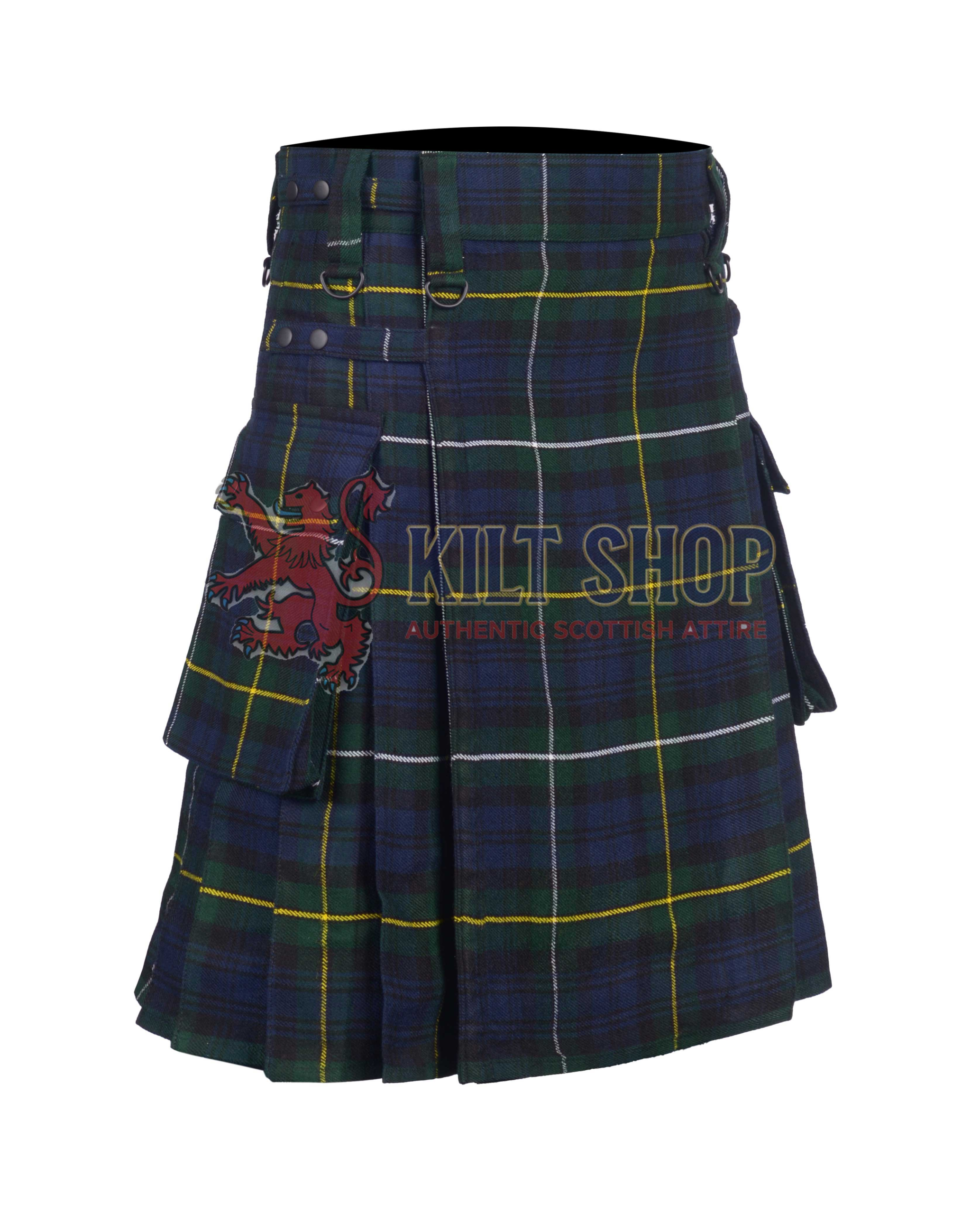 Campbell of Argyll Tartan Utility Kilt - Image 2