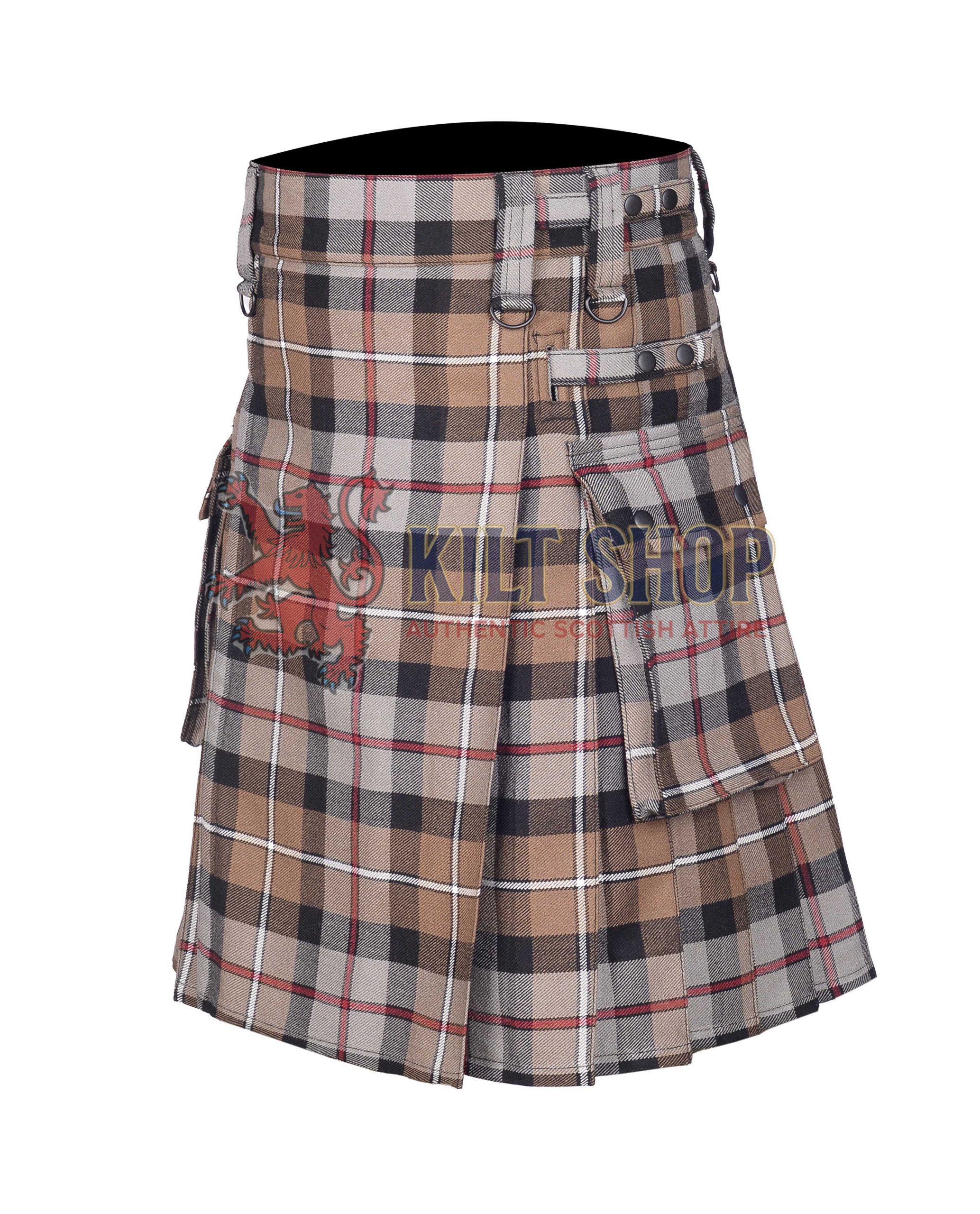 Campbell of Cawdor Tartan Utility Kilt - Image 3