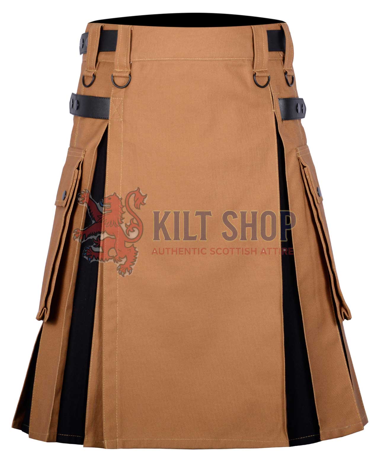 Carhartt Canvas Black Tartan Hybrid Kilt