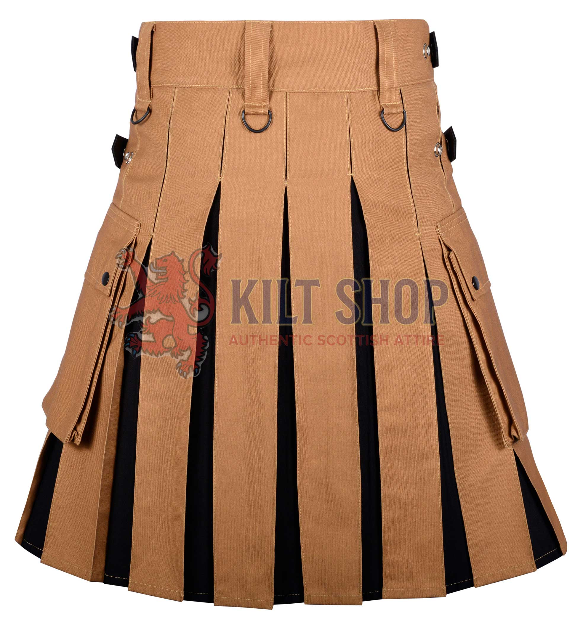 Carhartt Canvas Black Tartan Hybrid Kilt