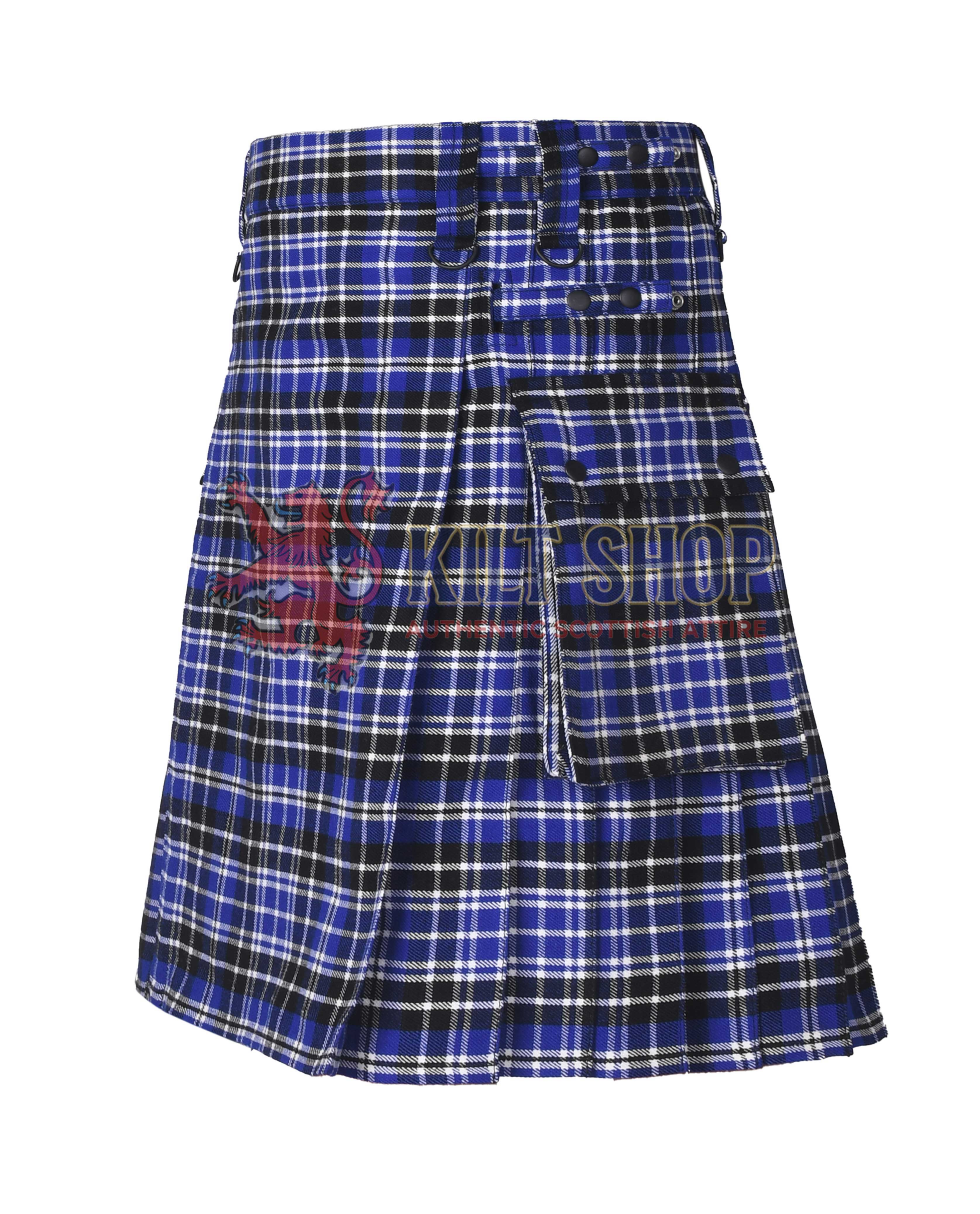 Clark Modern Tartan Utility Kilt - Image 3