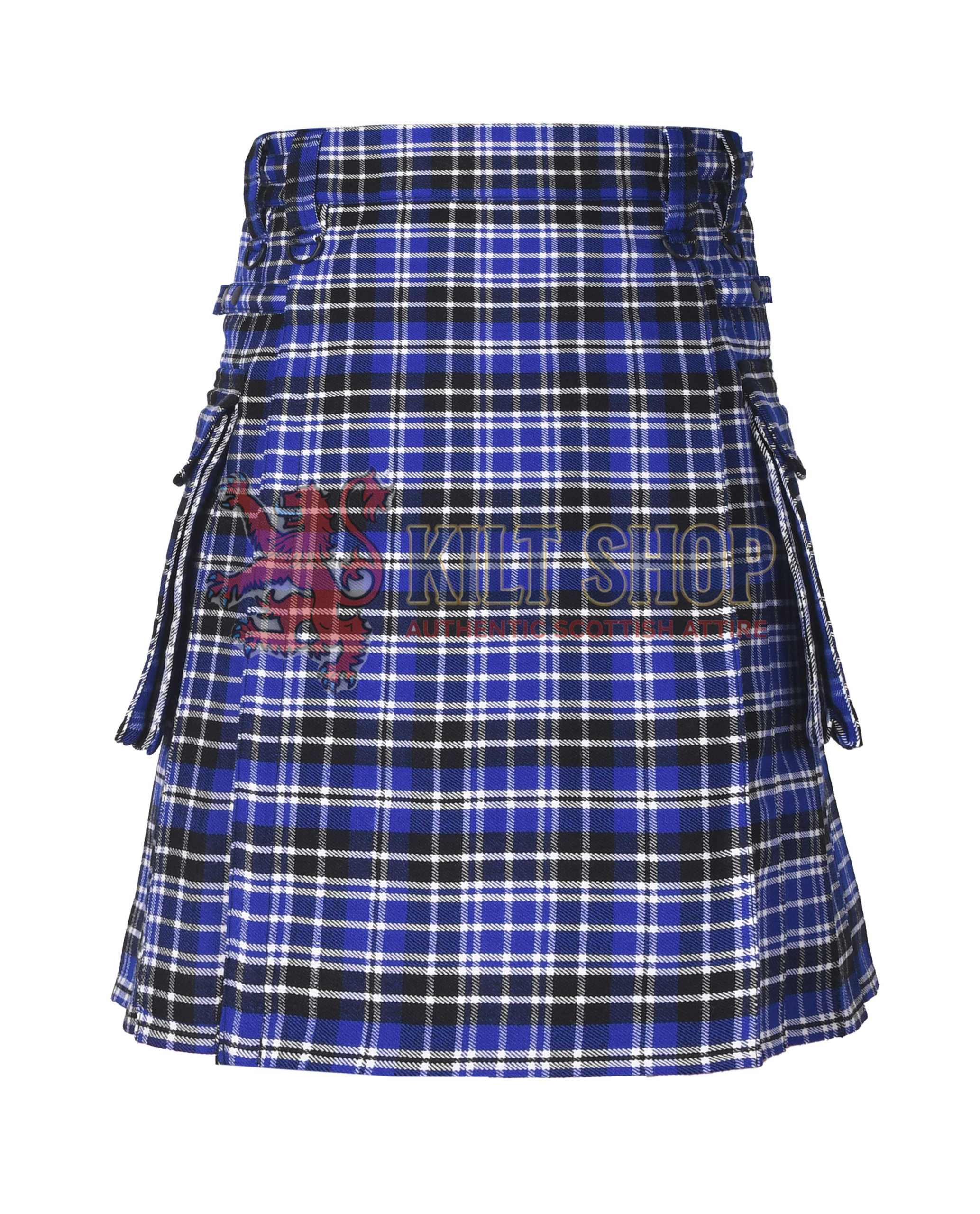 Clark Modern Tartan Utility Kilt