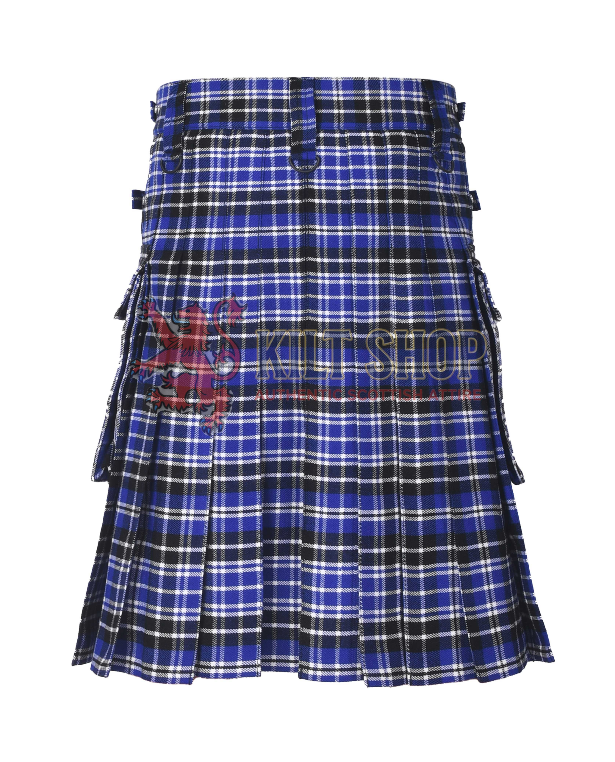 Clark Modern Tartan Utility Kilt - Image 4