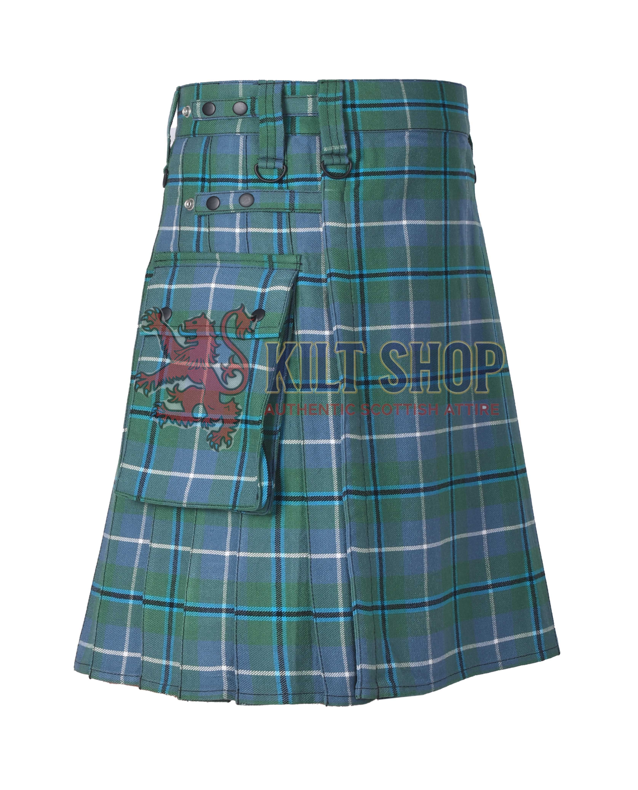 Douglas Ancient Tartan Utility Kilt - Image 2