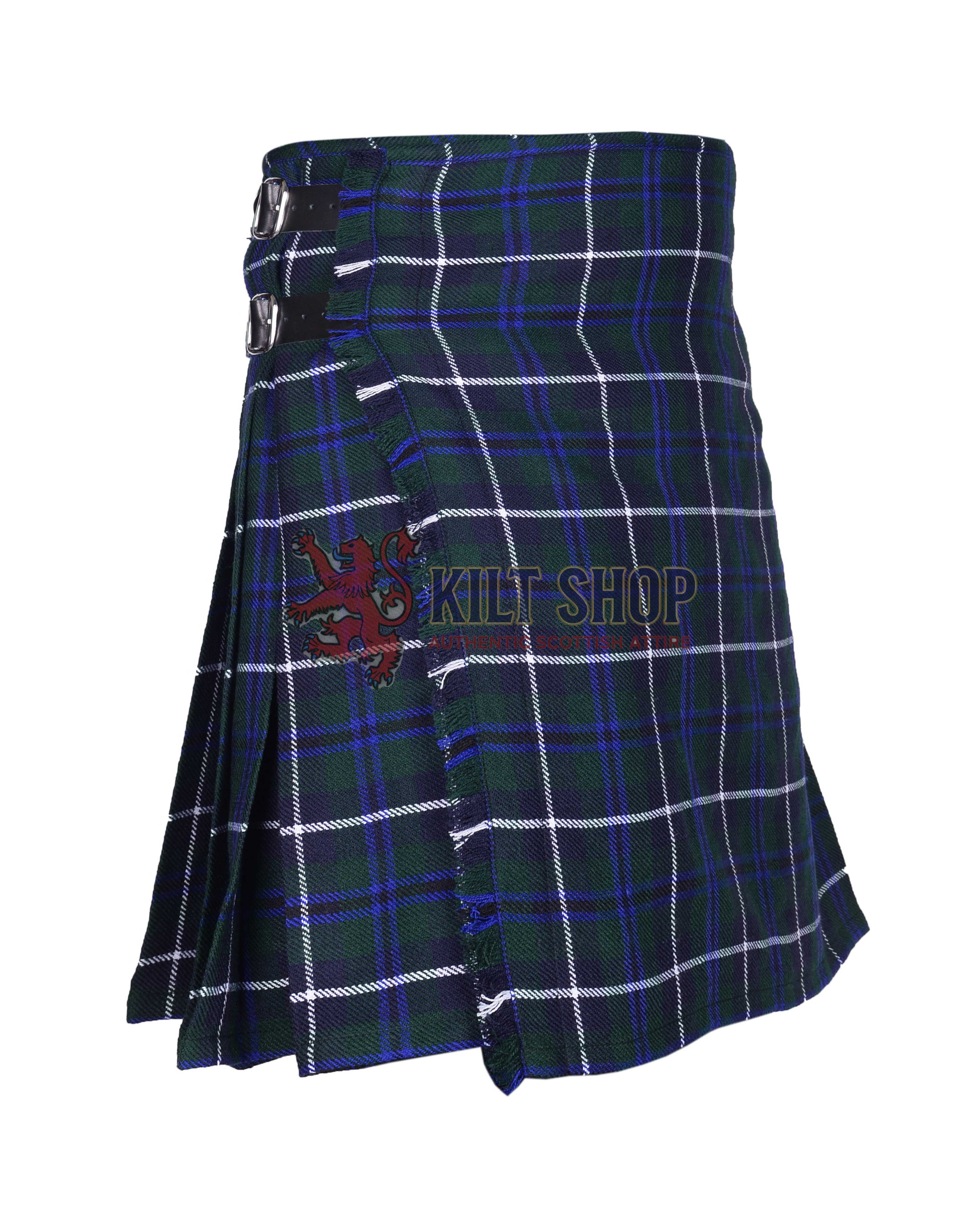 Douglas Blue Tartan 8 Yard Kilt - Image 3