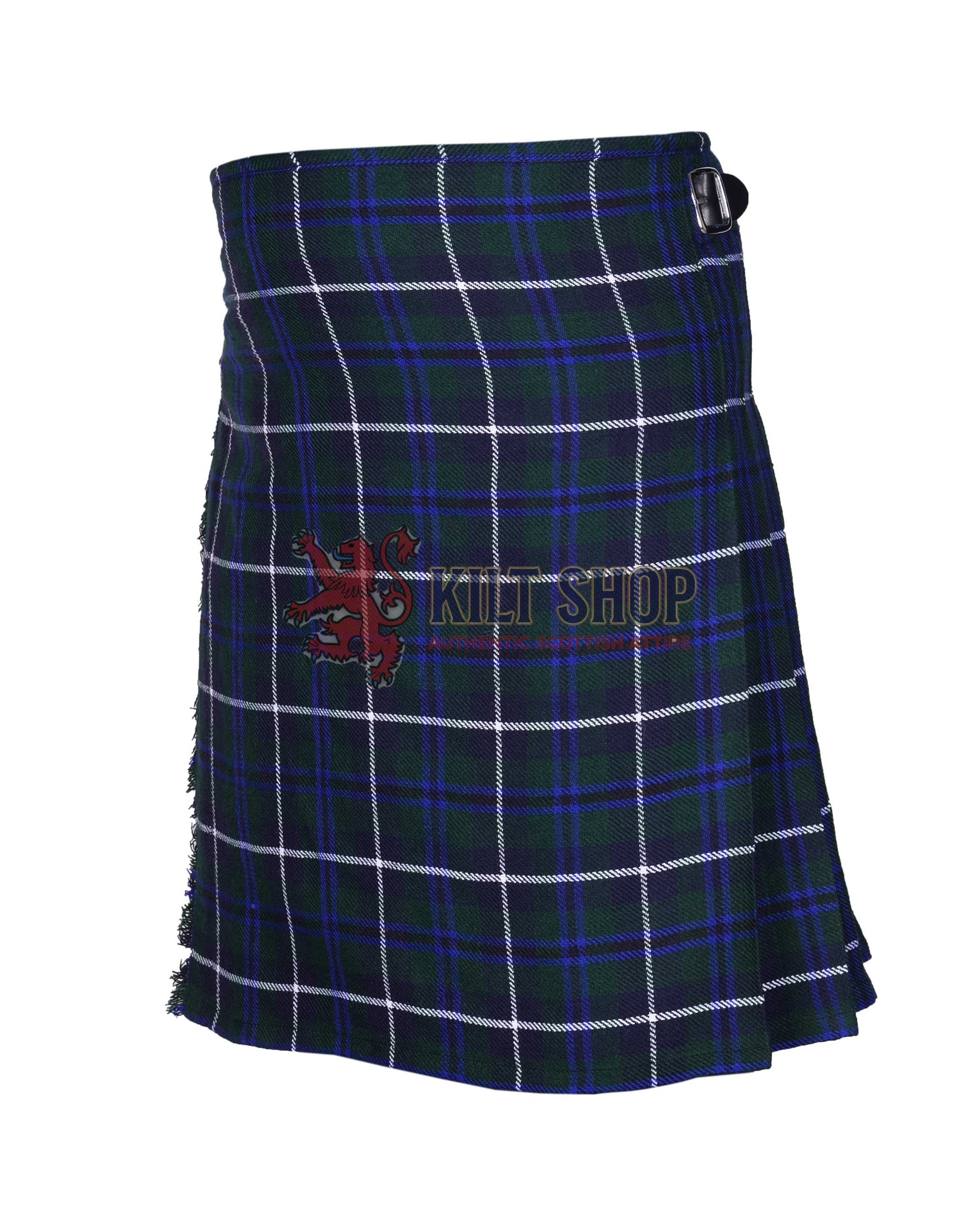 Douglas Blue Tartan 8 Yard Kilt - Image 2