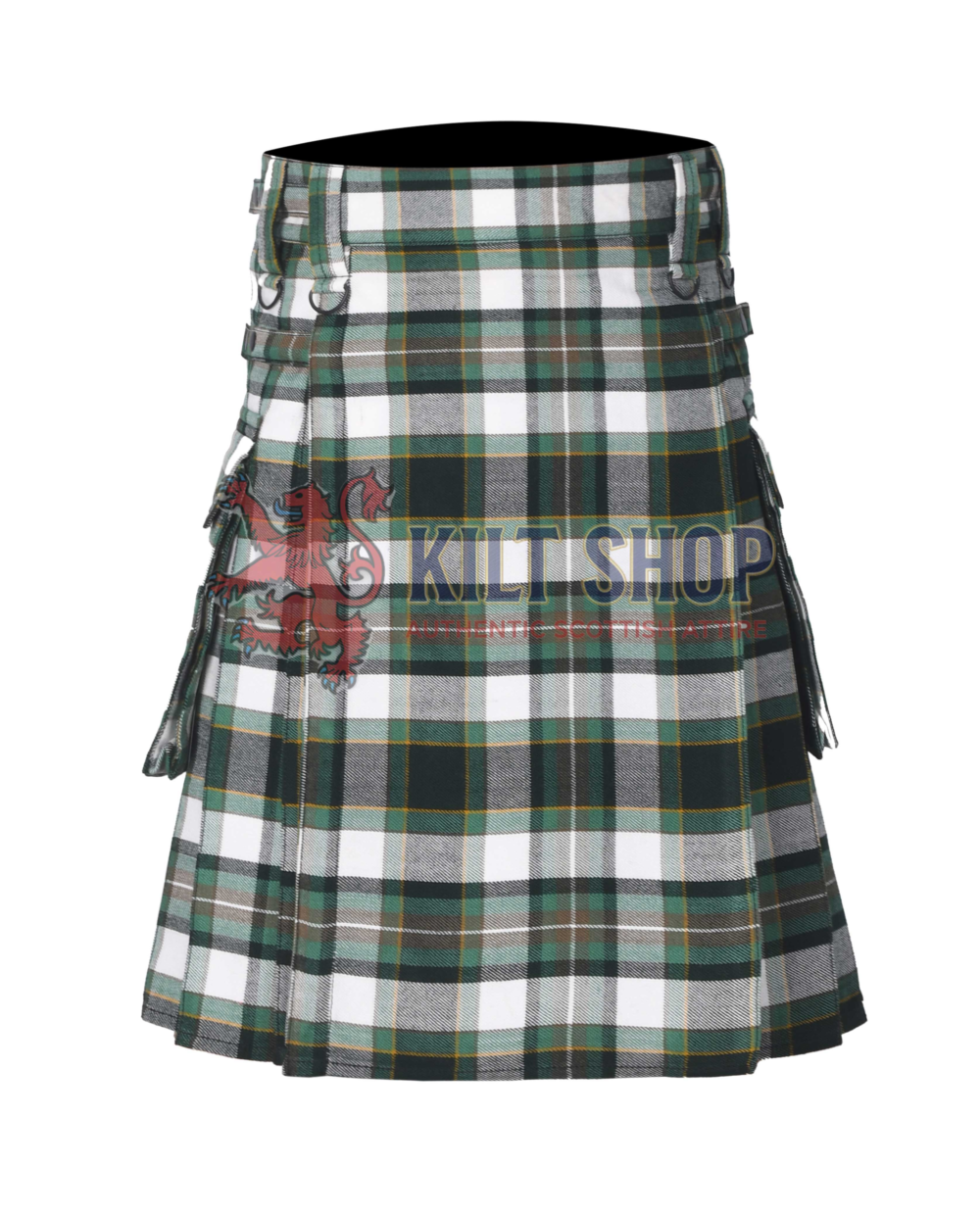 Drummond of Perth Dress Green Tartan Utility Kilt