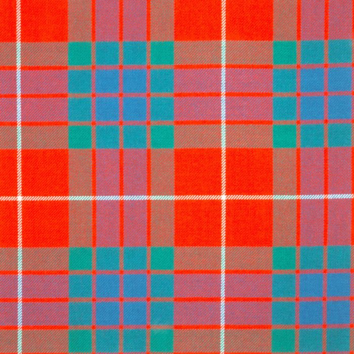 Fraser Red Ancient Tartan Fabric