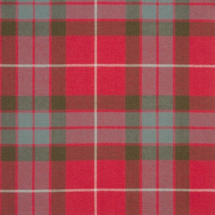 Fraser Red Weathered Tartan Fabric