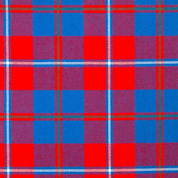 Galloway Red Modern Tartan Fabric