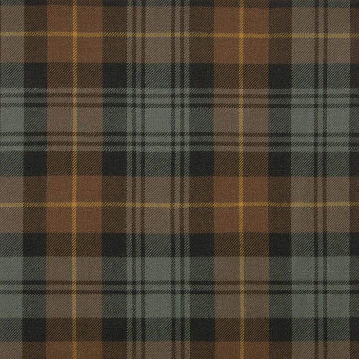 Gordon Clan Weathered Tartan Fabric