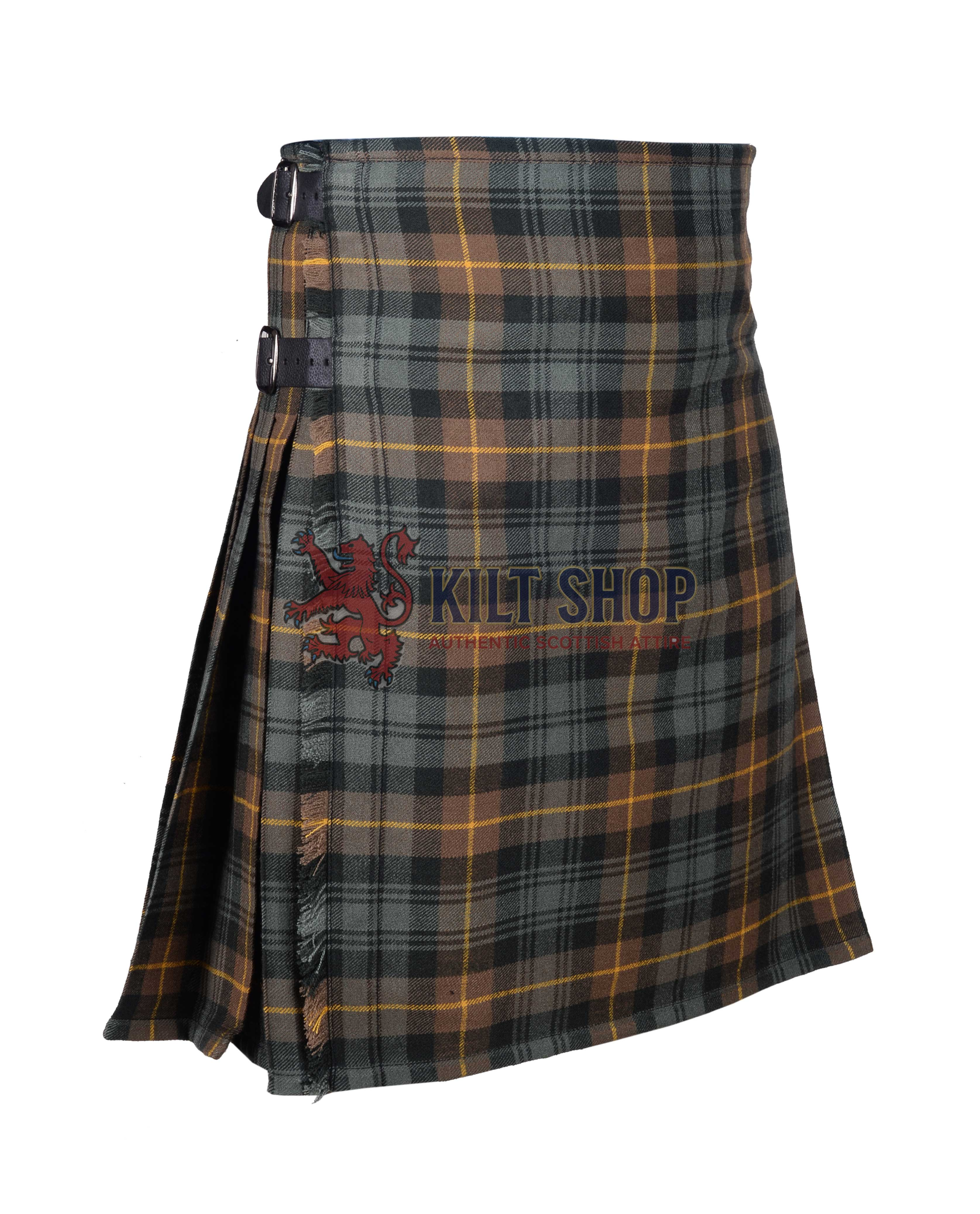 Gordon Weathered Tartan 8 Yard Kilt - Image 2